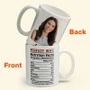 Perfect Wife Nutrition Facts - Personalized Photo Mug Perfect Wife Nutrition Facts - Personalized Photo Mug