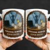 Personal Banker Coffee Mug With Shirt And Tie - Personalized Custom Coffee Mug - OFW014_MG