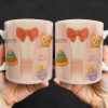 Personalize This Lovely Babysitter Coffee Mug With Your Name, Teddy Bear, Pacifier, Baby Rings, And Bow Tie - Personalized Custom Coffee Mug - FAM323_MG Personalize This Lovely Babysitter Coffee Mug With Your Name, Teddy Bear, Pacifier, Baby Rings, And Bow Tie - Personalized Custom Coffee Mug - FAM323_MG
