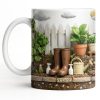 Personalize With Your Name, Plants And Gardening Tools - Personalized Custom Coffee Mug - GAR033_MG Personalize With Your Name, Plants And Gardening Tools - Personalized Custom Coffee Mug - GAR033_MG