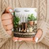 Personalize With Your Name, Plants And Gardening Tools - Personalized Custom Coffee Mug - GAR033_MG Personalize With Your Name, Plants And Gardening Tools - Personalized Custom Coffee Mug - GAR033_MG