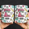Personalize Your Baking Lover's Cup With Mixer and Whisk - Personalized Custom Coffee Mug - COOK031_MG Personalize Your Baking Lover's Cup With Mixer and Whisk - Personalized Custom Coffee Mug - COOK031_MG