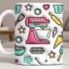 Personalize Your Baking Lover's Cup With Mixer and Whisk - Personalized Custom Coffee Mug - COOK031_MG Personalize Your Baking Lover's Cup With Mixer and Whisk - Personalized Custom Coffee Mug - COOK031_MG