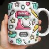 Personalize Your Baking Lover's Cup With Mixer and Whisk - Personalized Custom Coffee Mug - COOK031_MG Personalize Your Baking Lover's Cup With Mixer and Whisk - Personalized Custom Coffee Mug - COOK031_MG