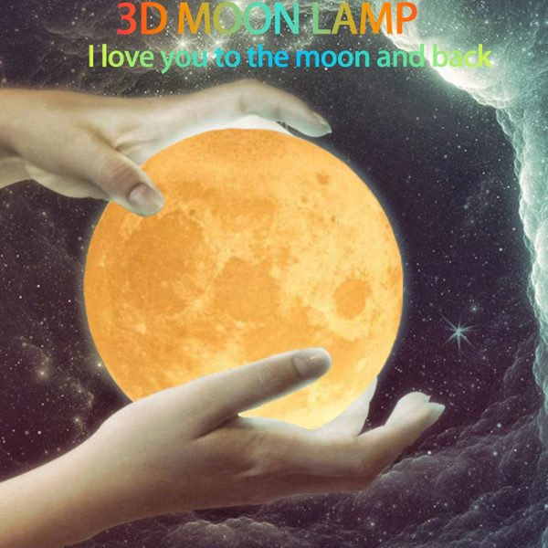 Personalized 3D Moon Photo Night Light Personalized 3D Moon Photo Night Light