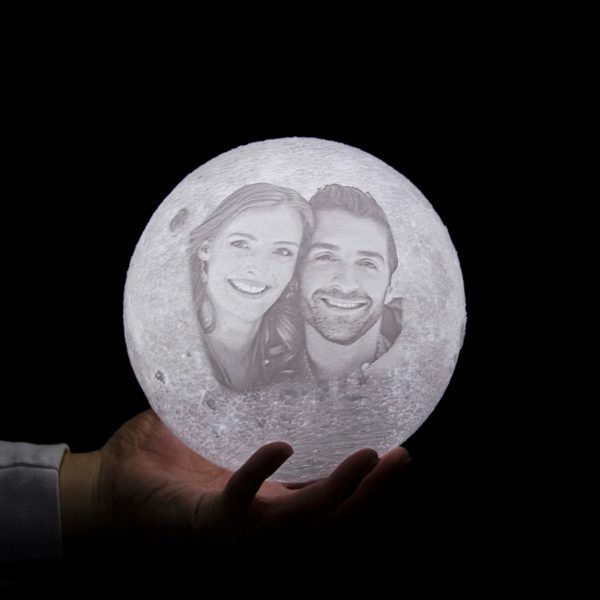 Personalized 3D Moon Photo Night Light Personalized 3D Moon Photo Night Light