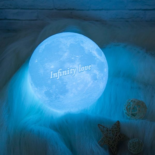 Personalized 3D Moon Photo Night Light Personalized 3D Moon Photo Night Light