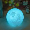 Personalized 3D Moon Photo Night Light Personalized 3D Moon Photo Night Light
