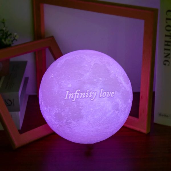 Personalized 3D Moon Photo Night Light Personalized 3D Moon Photo Night Light