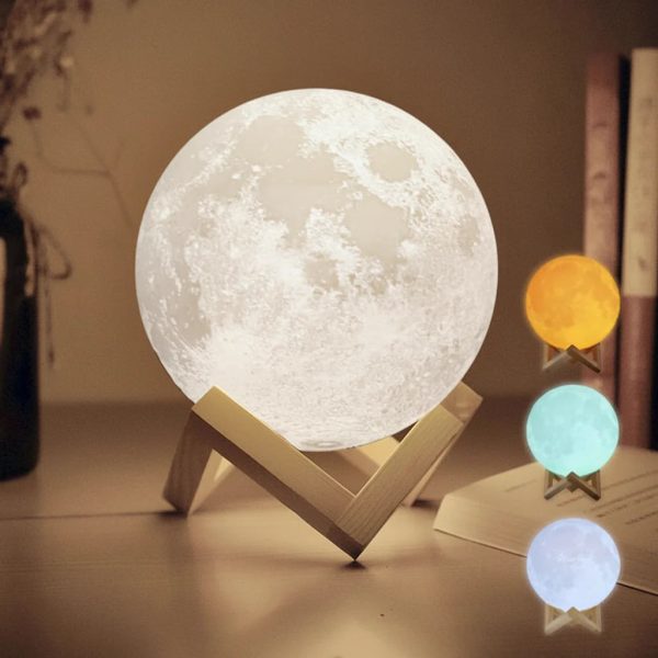 Personalized 3D Moon Photo Night Light Personalized 3D Moon Photo Night Light