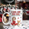 Personalized A Girl And Her Dog Version 3D Inflated Effect Mug HA75 898070