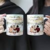 Personalized 'A true friendship is a journey without an end' Ceramic Mug for Sisters, Customizable Personalized 'A true friendship is a journey without an end' Ceramic Mug for Sisters, Customizable
