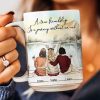 Personalized 'A true friendship is a journey without an end' Ceramic Mug for Sisters, Customizable Personalized 'A true friendship is a journey without an end' Ceramic Mug for Sisters, Customizable
