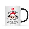 Personalized Baby's First Christmas On the Inside Mug, Custom Pregnancy Reveal Mug, Expecting Parents