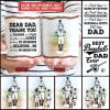 Personalized Baseball Dad And Child Thank You Dad Custom Mug Personalized Baseball Dad And Child Thank You Dad Custom Mug