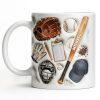 Personalized Baseball Sports Mug With Custom Name - Personalized Custom Coffee Mug - SPORT070_MG Personalized Baseball Sports Mug With Custom Name - Personalized Custom Coffee Mug - SPORT070_MG