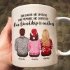 Personalized Best Friends Mug Gift, Personalized Friendship Gift, Soul Sister Christmas Gift for Best Friend, Long Distance Friendship Gift Personalized Best Friends Mug Gift, Personalized Friendship Gift, Soul Sister Christmas Gift for Best Friend, Long Distance Friendship Gift