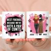Personalized Best Friends Mug with Bold Funny Quote Custom Characters, Unique Gift for Your Bestie