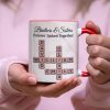 Personalized Brothers And Sisters Mug With Crossword Names White Ceramic Mug Unique Sibling Gift Keepsake Personalized Brothers And Sisters Mug With Crossword Names White Ceramic Mug Unique Sibling Gift Keepsake