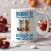 Personalized Cat Dad Mug for Father's Day Gift Personalized Cat Dad Mug for Father's Day Gift