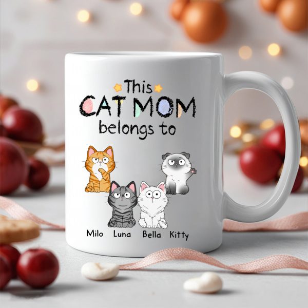 Personalized Cat Mum Mug Customizable Cat Design for Your Beloved Feline Family Personalized Cat Mum Mug Customizable Cat Design for Your Beloved Feline Family