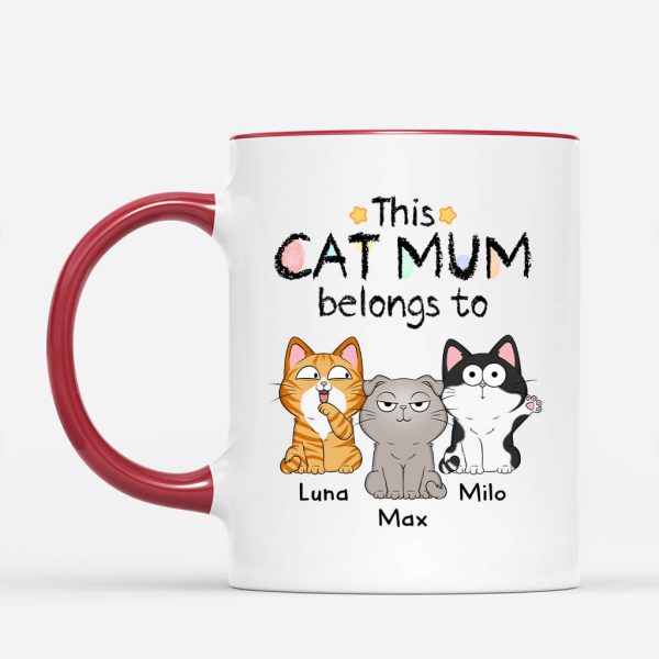 Personalized Cat Mum Mug Customizable Cat Design for Your Beloved Feline Family Personalized Cat Mum Mug Customizable Cat Design for Your Beloved Feline Family