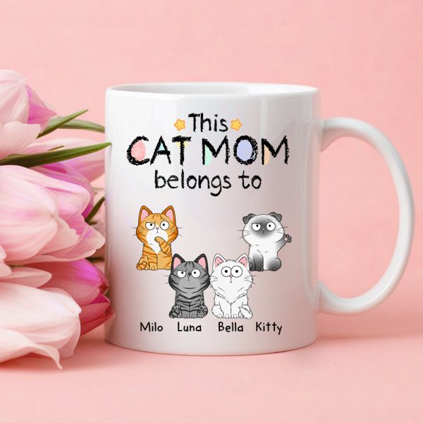 Personalized Cat Mum Mug Customizable Cat Design for Your Beloved Feline Family Personalized Cat Mum Mug Customizable Cat Design for Your Beloved Feline Family