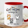 Personalized Cat Mum Mug Customizable Cat Design for Your Beloved Feline Family Personalized Cat Mum Mug Customizable Cat Design for Your Beloved Feline Family