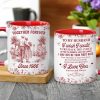 Personalized Ceramic Couple Mug with Custom Name for Anniversary Gift Personalized Ceramic Couple Mug with Custom Name for Anniversary Gift