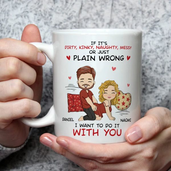 Personalized Ceramic Mug Funny Couple Cartoon Quote Gift for Boyfriend or Girlfriend Cute Flirty Coffee Mug Personalized Ceramic Mug Funny Couple Cartoon Quote Gift for Boyfriend or Girlfriend Cute Flirty Coffee Mug