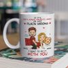 Personalized Ceramic Mug Funny Couple Cartoon Quote Gift for Boyfriend or Girlfriend Cute Flirty Coffee Mug Personalized Ceramic Mug Funny Couple Cartoon Quote Gift for Boyfriend or Girlfriend Cute Flirty Coffee Mug