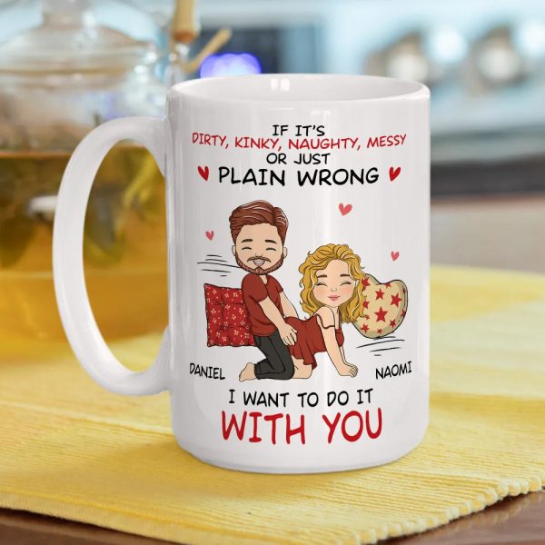 Personalized Ceramic Mug Funny Couple Cartoon Quote Gift for Boyfriend or Girlfriend Cute Flirty Coffee Mug Personalized Ceramic Mug Funny Couple Cartoon Quote Gift for Boyfriend or Girlfriend Cute Flirty Coffee Mug