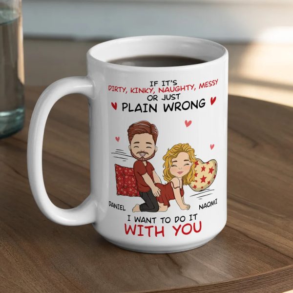 Personalized Ceramic Mug Funny Couple Cartoon Quote Gift for Boyfriend or Girlfriend Cute Flirty Coffee Mug Personalized Ceramic Mug Funny Couple Cartoon Quote Gift for Boyfriend or Girlfriend Cute Flirty Coffee Mug