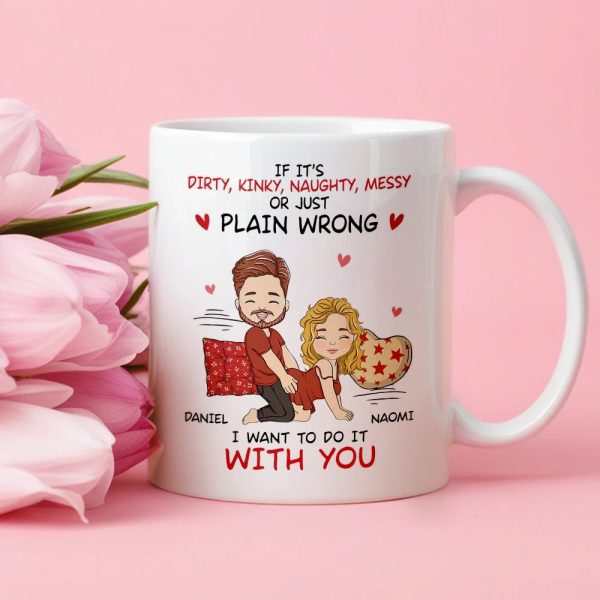 Personalized Ceramic Mug Funny Couple Cartoon Quote Gift for Boyfriend or Girlfriend Cute Flirty Coffee Mug Personalized Ceramic Mug Funny Couple Cartoon Quote Gift for Boyfriend or Girlfriend Cute Flirty Coffee Mug