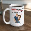Personalized Ceramic Mug Funny Marriage Quote With Cute Couple Illustration - Unique Gift For Wife Or Husband