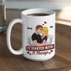 Personalized Ceramic Mug It Started With A Message Couple Hugging Cute Cartoon Style Unique Romantic Gift Personalized Ceramic Mug It Started With A Message Couple Hugging Cute Cartoon Style Unique Romantic Gift