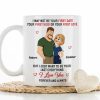 Personalized Ceramic Mug with Cute Cartoon Couple and I Love You Quote - Unique Romantic Gift for Him or Her Personalized Ceramic Mug with Cute Cartoon Couple and I Love You Quote - Unique Romantic Gift for Him or Her