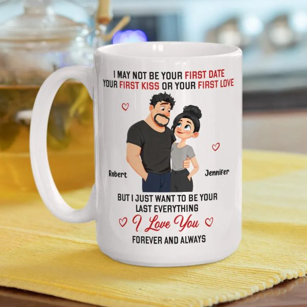 Personalized Ceramic Mug with Cute Cartoon Couple and I Love You Quote - Unique Romantic Gift for Him or Her Personalized Ceramic Mug with Cute Cartoon Couple and I Love You Quote - Unique Romantic Gift for Him or Her
