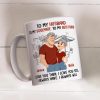 Personalized Ceramic Mug With Cute Couple Illustration, 'I Always Have I Always Will' Romantic Gift For Husband Personalized Ceramic Mug With Cute Couple Illustration, 'I Always Have I Always Will' Romantic Gift For Husband