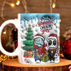 Personalized Christmas Gifts For Couple Coffee Mug 158acqn060924 Most Wonderful Time Of The Year