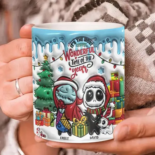 Personalized Christmas Gifts For Couple Coffee Mug 158acqn060924 Most Wonderful Time Of The Year