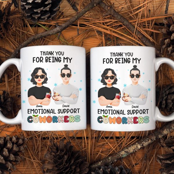 Personalized Christmas Gifts For Coworkers White Mug 02TOLU221124PA Personalized Christmas Gifts For Coworkers White Mug 02TOLU221124PA