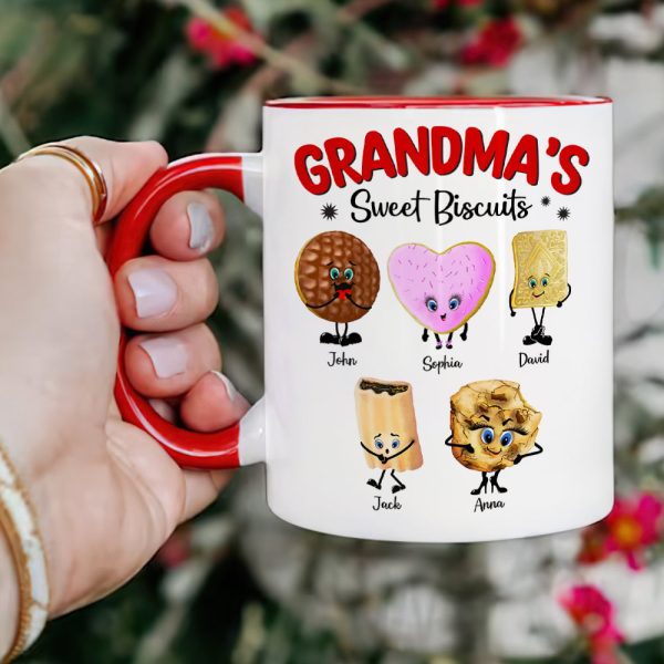Personalized Christmas Gifts For Grandma Coffee Mug 01hutn051024 Grandma's Sweet Biscuits Personalized Christmas Gifts For Grandma Coffee Mug 01hutn051024 Grandma's Sweet Biscuits