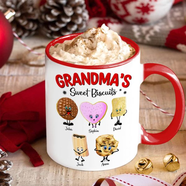 Personalized Christmas Gifts For Grandma Coffee Mug 01hutn051024 Grandma's Sweet Biscuits Personalized Christmas Gifts For Grandma Coffee Mug 01hutn051024 Grandma's Sweet Biscuits