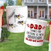 Personalized Coffee Mug Thanks For Entering Us Into A Race, Gift For Dad Personalized Coffee Mug Thanks For Entering Us Into A Race, Gift For Dad