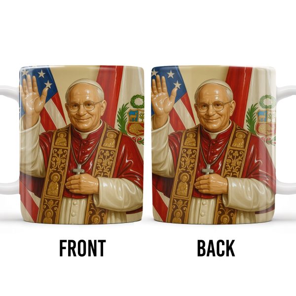 Personalized Coffee Mug With Religious Iconography And Flags - Personalized Custom Coffee Mug - FTH074_MG Personalized Coffee Mug With Religious Iconography And Flags - Personalized Custom Coffee Mug - FTH074_MG