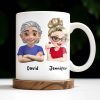 Personalized Couple Cartoon Portrait Coffee Mug - Personalized Custom Coffee Mug - HSB041_MG Personalized Couple Cartoon Portrait Coffee Mug - Personalized Custom Coffee Mug - HSB041_MG