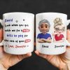 Personalized Couple Cartoon Portrait Coffee Mug - Personalized Custom Coffee Mug - HSB041_MG Personalized Couple Cartoon Portrait Coffee Mug - Personalized Custom Coffee Mug - HSB041_MG