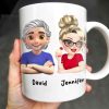 Personalized Couple Cartoon Portrait Coffee Mug - Personalized Custom Coffee Mug - HSB041_MG Personalized Couple Cartoon Portrait Coffee Mug - Personalized Custom Coffee Mug - HSB041_MG