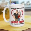 Personalized Couple Ceramic Mug - Cute Heart Cartoon for Morning Coffee, Unique Creative Gift for Husband or Wife Personalized Couple Ceramic Mug - Cute Heart Cartoon for Morning Coffee, Unique Creative Gift for Husband or Wife